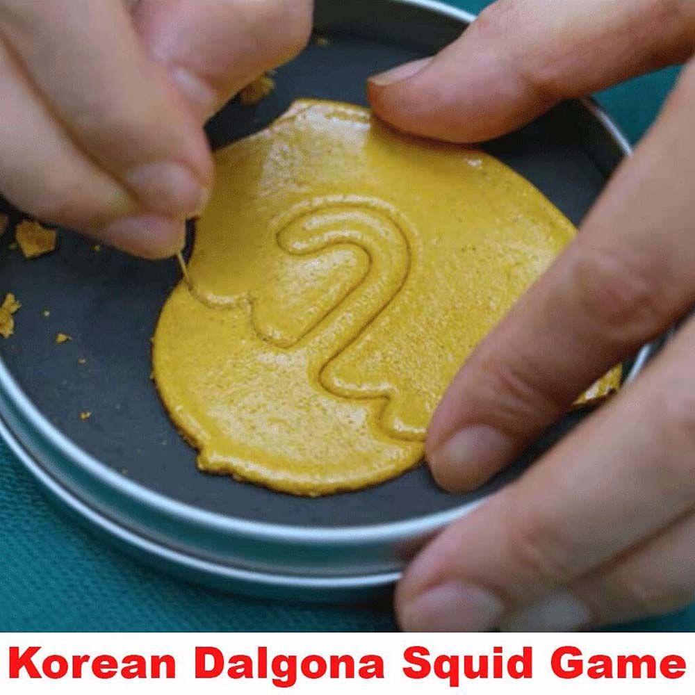 Khuôn Cắt Bánh Quy Bằng Thép Không Gỉ Hình Tròn / Ngôi Sao / Mực Dùng Hóa Trang Nhân Vật Game Ppopgia