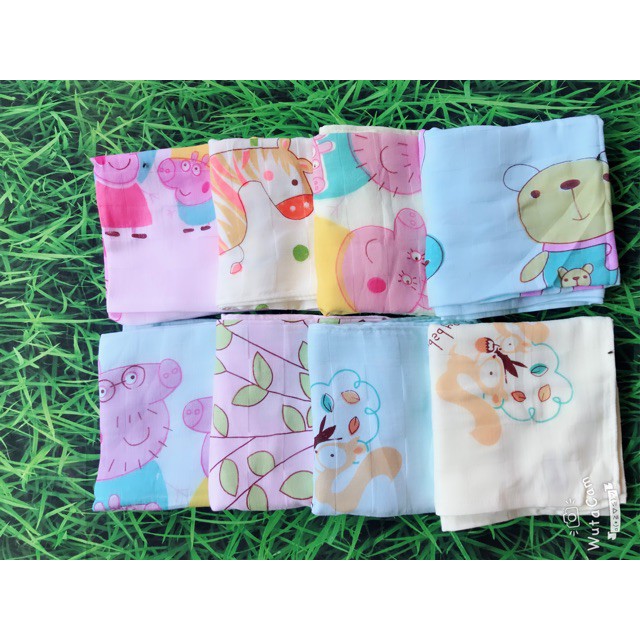 Khăn tắm Xô xịn đét in hình siêu cute- 90*90cm