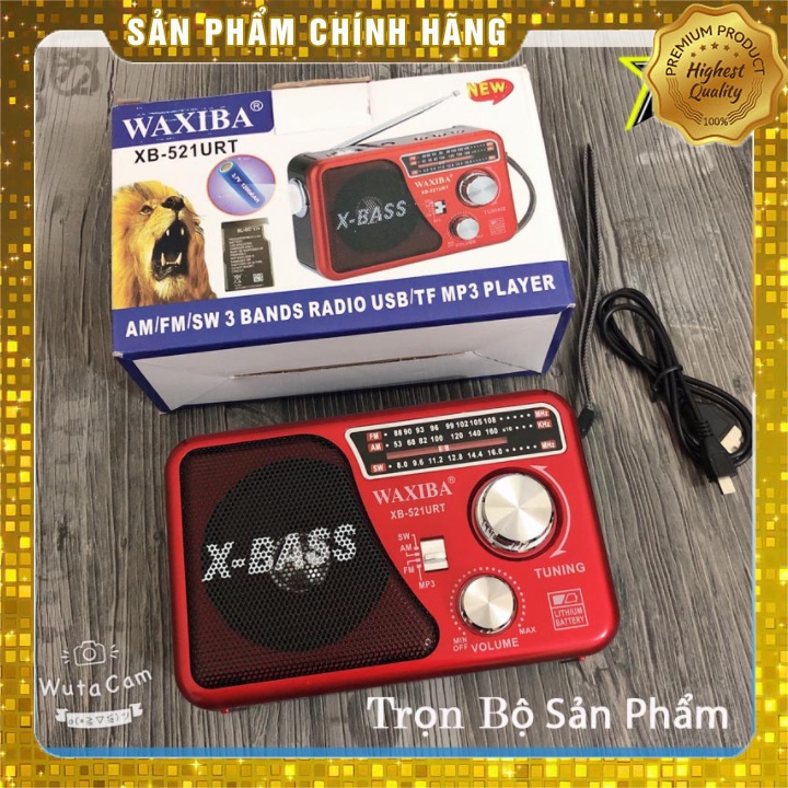 Đài Radio/Cassette-FM Âm Thanh To Rõ Nét-Bắt Sóng Cơ Dễ Dùng Tích Hợp Đèn Pin-Sạc Điện-Thẻ Nhớ-USB