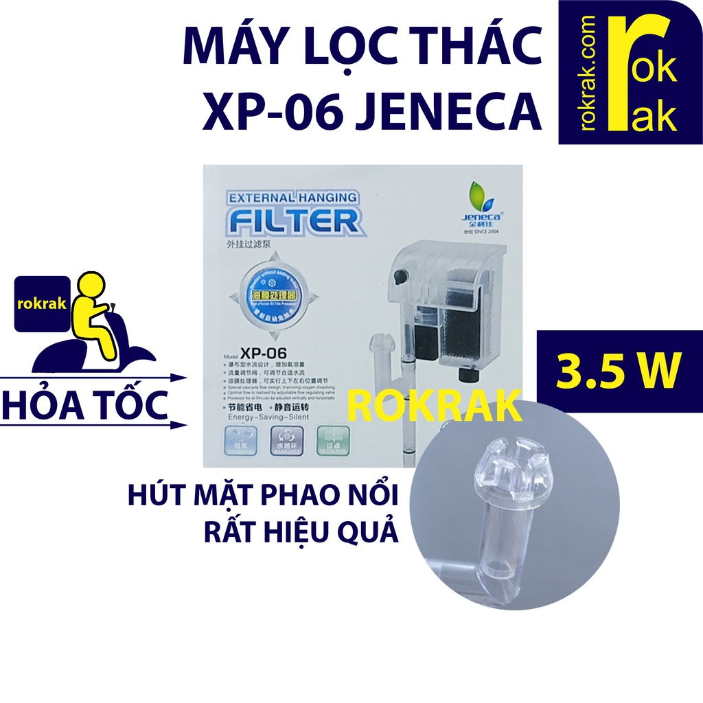 Máy lọc thác nước cho hồ cá mini Vipsun AP-303 5W / JENECA XP06 có lọc váng