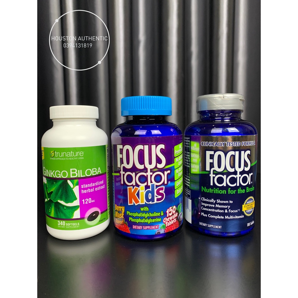 Kẹo bổ não cho bé Focus Factor Kids 150 viên _ Live mua hàng tại Mỹ