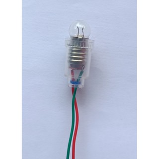 BÓNG ĐÈN SỢI ĐỐT ĐUÔI E10 + KÈM ĐUÔI ĐÈN E10 1.5V 0.3A