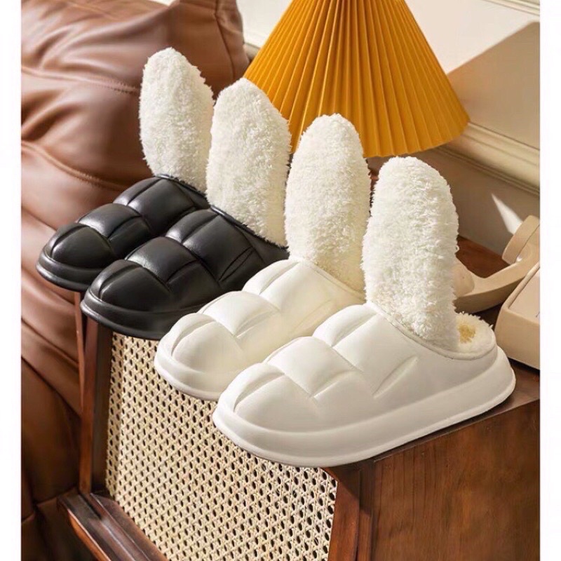 Dép Bông Nữ Giữ Ấm Chống Trượt Chống Nước 5 Màu Size: 36-41
