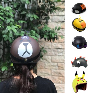 ĐƯỢC CHỌN MÀU- Mũ bảo hiểm 1/2, 3/4 nhiều tem cao cấp, Nón bảo hiểm nửa đầu FREE SIZE, AN TOÀN - THỜI TRANG - P