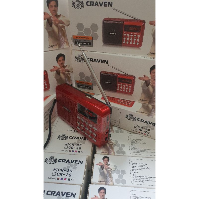 Loa Nghe Nhạc Cr16 Xài Pin 5c