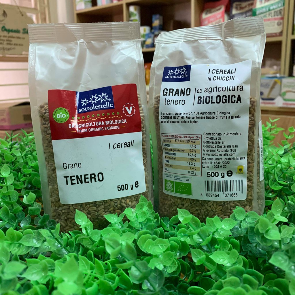 Hạt lúa mì hữu cơ Sottolestelle 500g