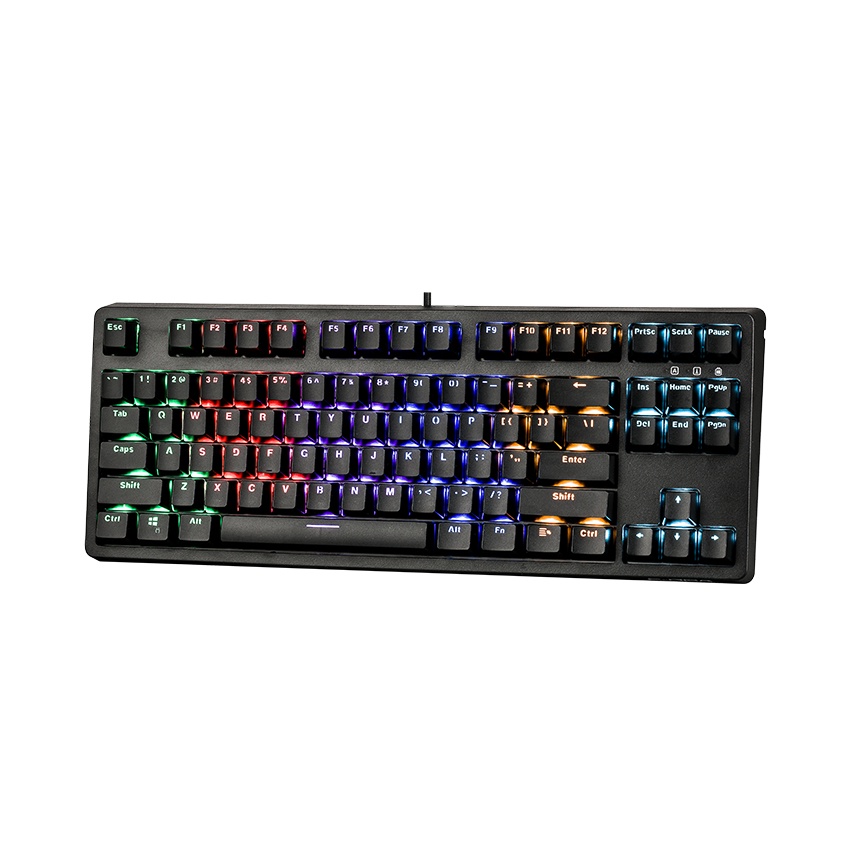 Bàn phím cơ E-Dra EK387 Huano Switch Led Rainbow - Hàng Chính Hãng