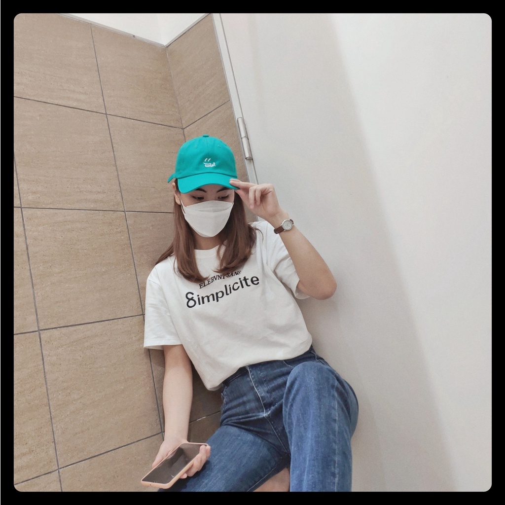 Áo thun nữ Quảng Châu tay lỡ dáng rộng chữ Simplicite basic vải loại 1 thời trang ulzzang Hàn Quốc cho teen