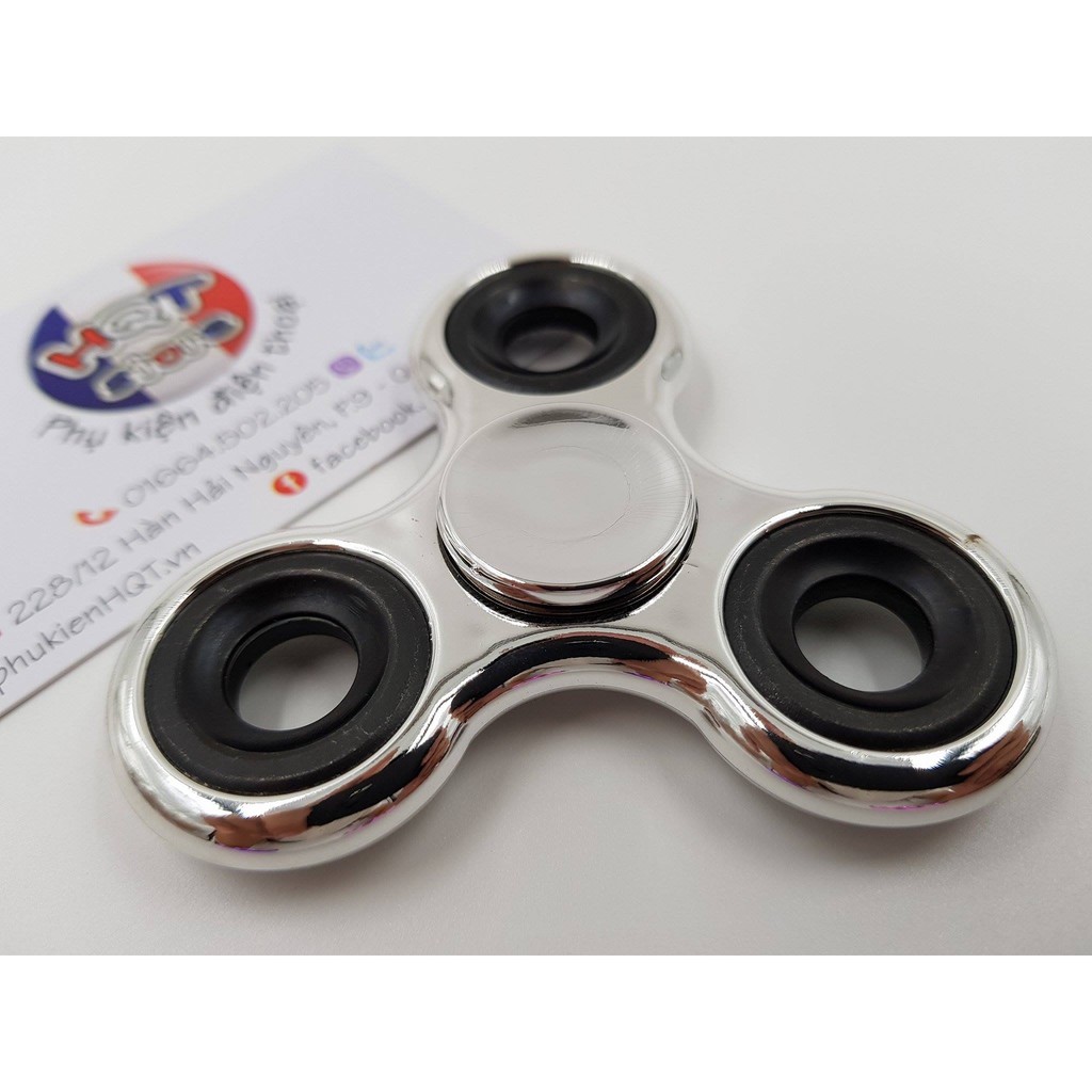 Hand Spinner 3 cánh nhựa mạ inox