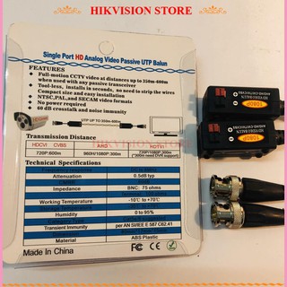 Video balun 2Mp 600M chống sét dùng cho hệ thống camera