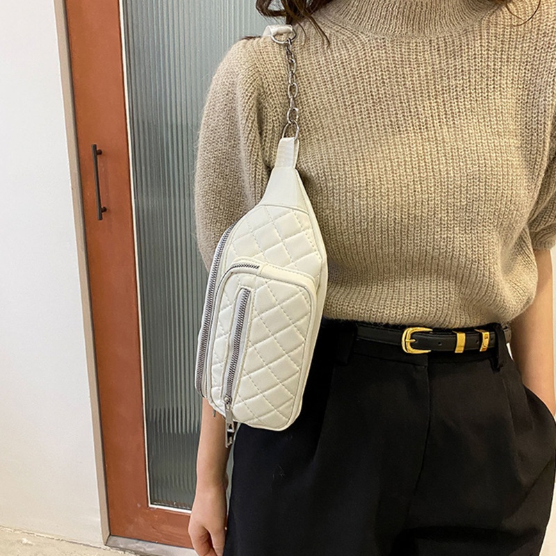 Túi Đeo Chéo Ngực Bằng Da PU Đa Năng Thời Trang Cho Nữ