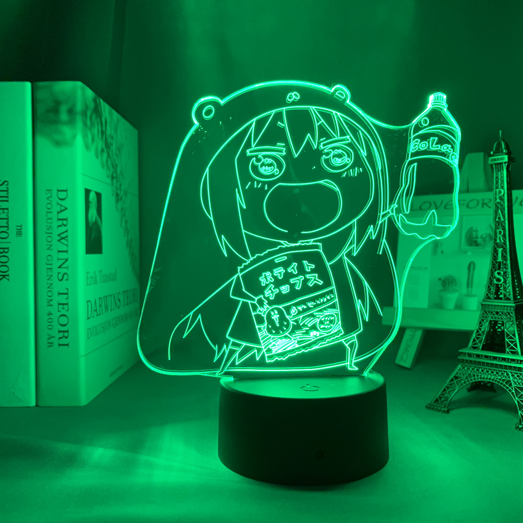 Đèn Ngủ Bóng LED Đổi Màu Hình Anime Himouto Umaru Chan