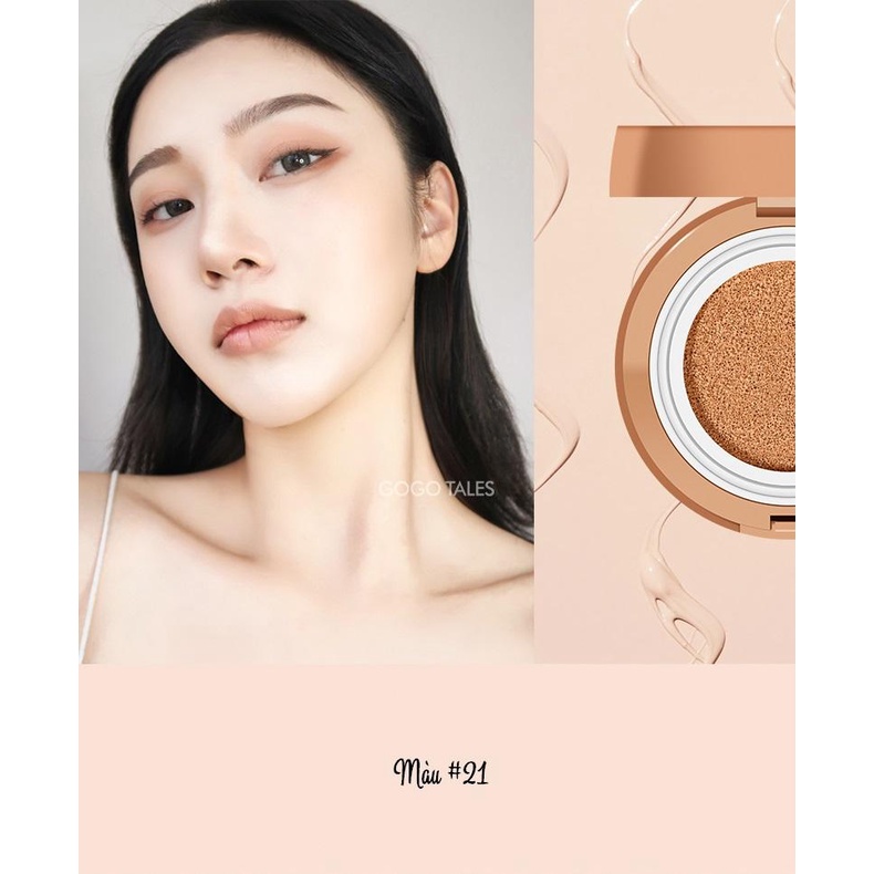 Phấn Nước Cushion kiềm dầu che khuyết điểm GOGO TALES Moist Air phấn nước mỏng nhẹ GT171