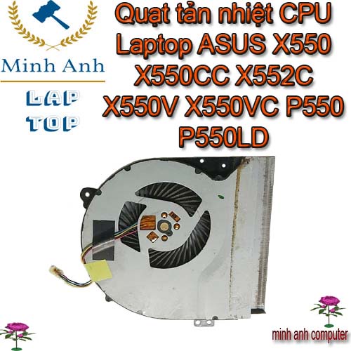 Quạt tản nhiệt CPU Laptop ASUS X550 X550CC X552C X550V X550VC P550 P550LD