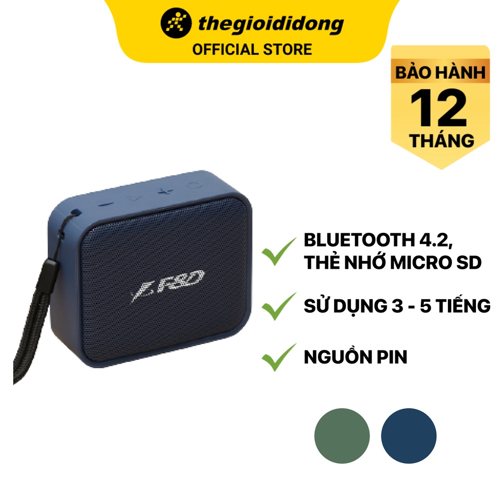 Loa Bluetooth Fenda W5 Plus 5W, AUX - Chính hãng BH 12 tháng - Pin 5 giờ