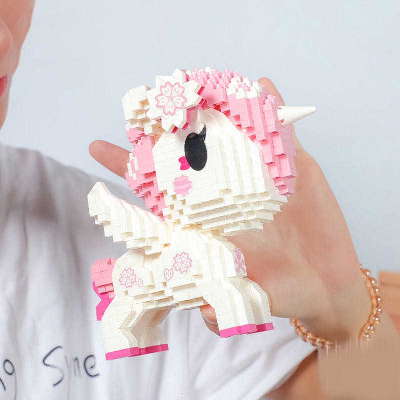Đồ Chơi Lắp Ráp Mô Hình Kỳ Lân Dễ Thương Cho Bé