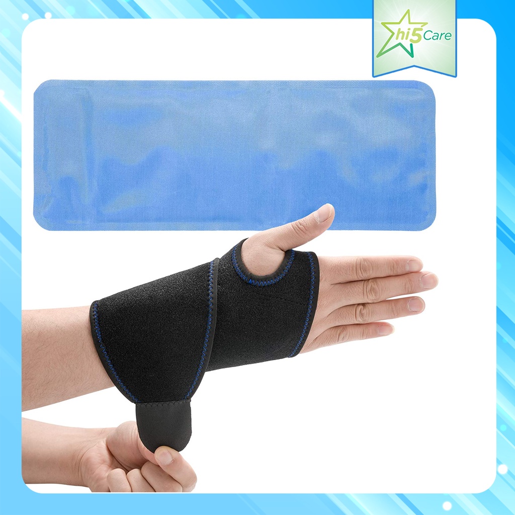 Túi gel chườm nóng / lạnh cố định cổ tay hỗ trợ khi chơi thể thao, bong gân