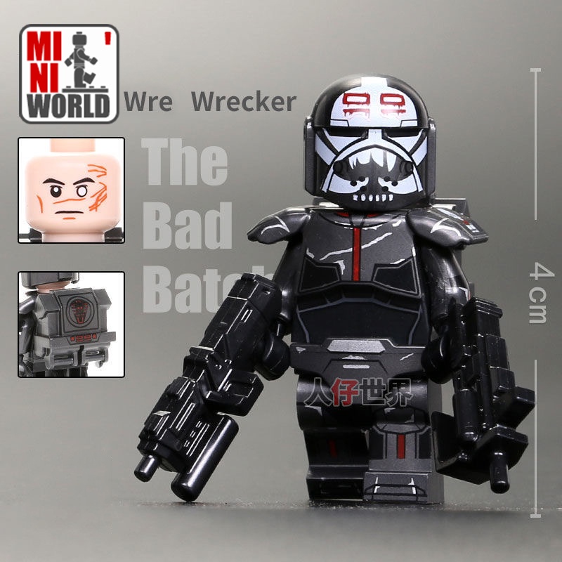 Bộ Đồ Chơi Xây Dựng Mini Cho Bé Đi Săn Trer Echo Star Wars The Bad Batch Wfes Wre Chéo Tr1047
