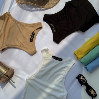 Áo Ba Lỗ Croptop Thun Gân Basic Năng Động CHOOSE ME