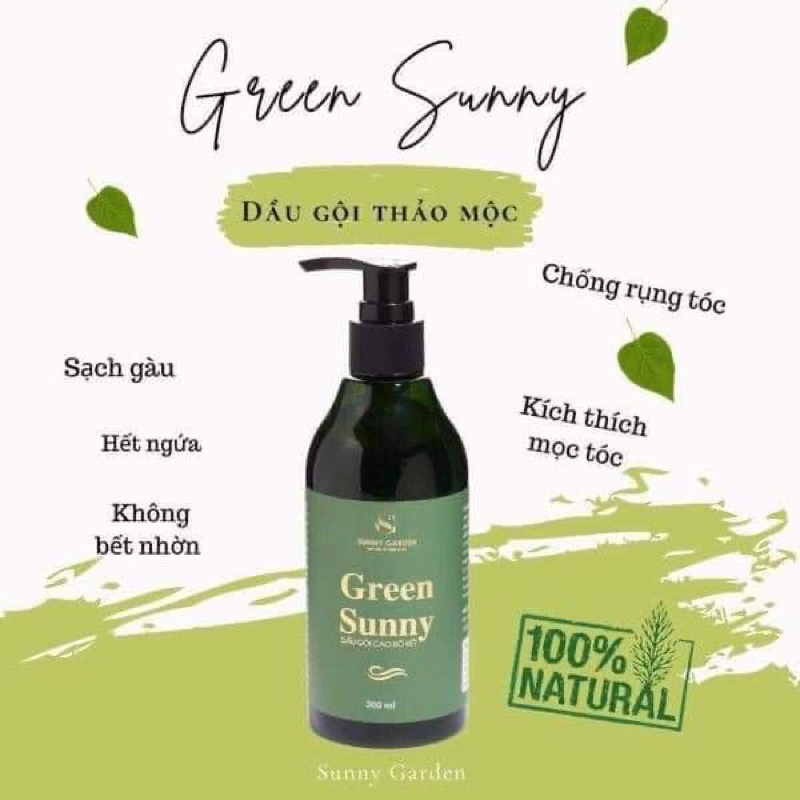 DẦU GỘI THẢO MỘC GIẢM RỤNG TÓC CAO BỒ KẾT GREEN SUNNY