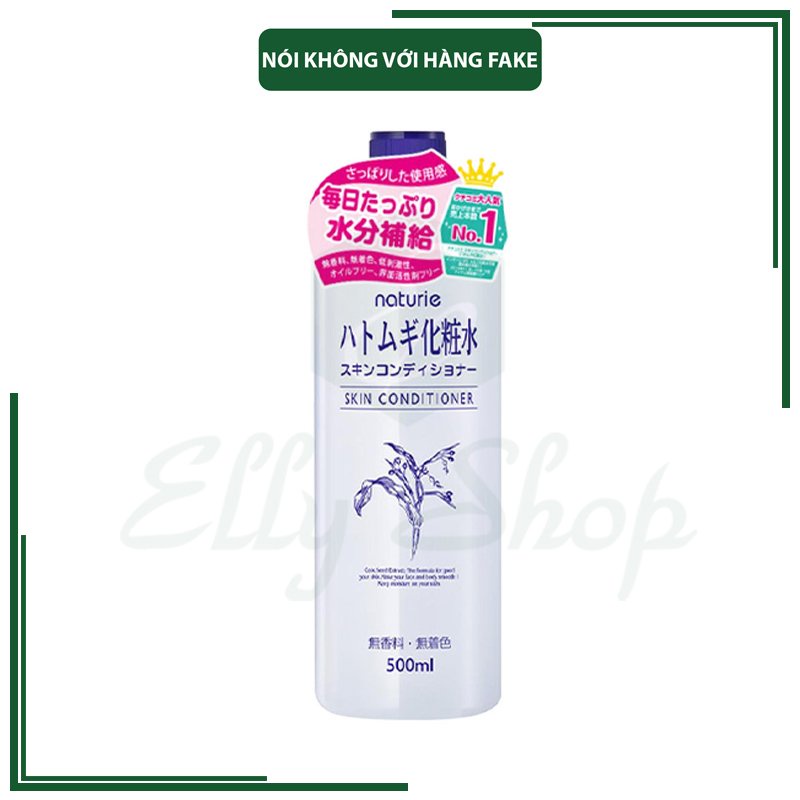 Nước Hoa Hồng Ý Dĩ Naturie Hatomugi Skin Conditioner - 500ml