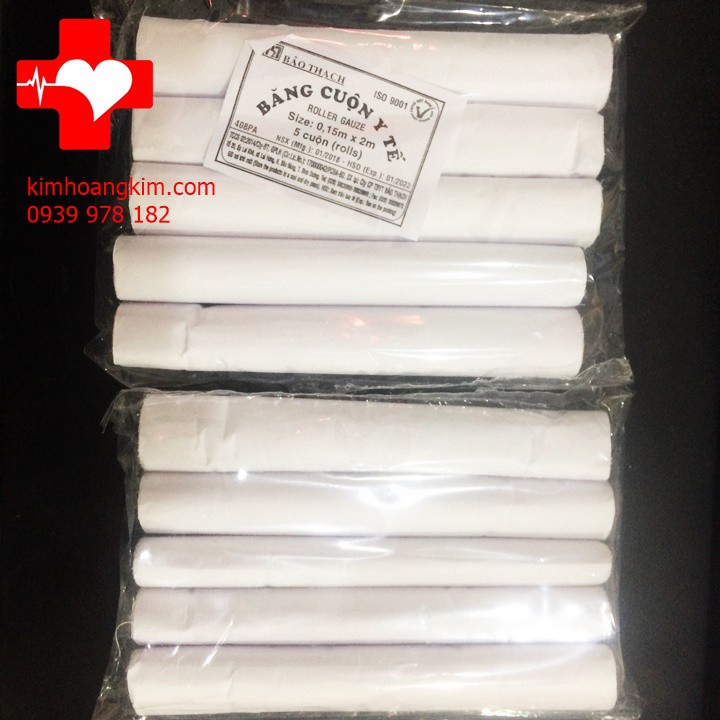 Băng cuộn y tế Bảo Thạch 0,15mx2m