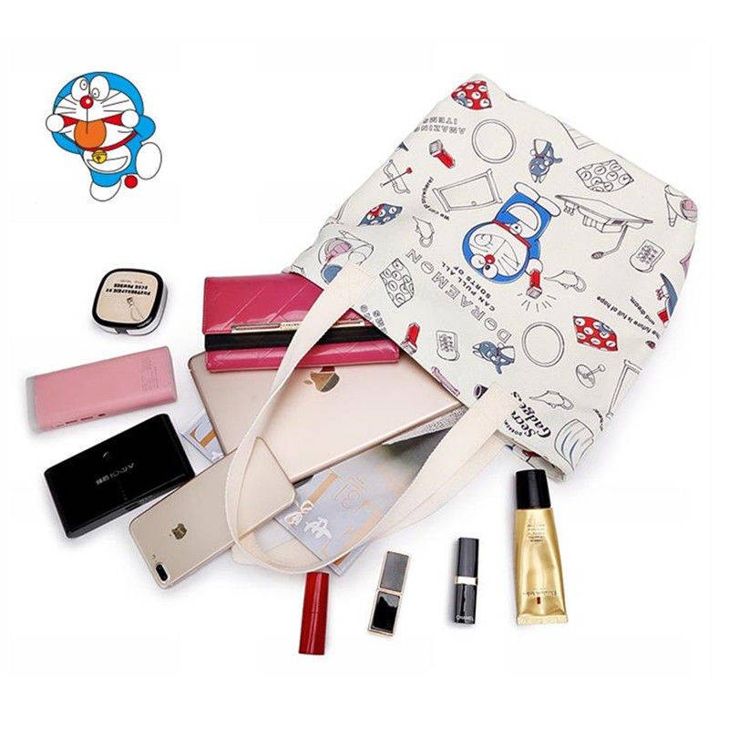 KIPLING Túi Xách Nữ In Hình Doraemon Đáng Yêu