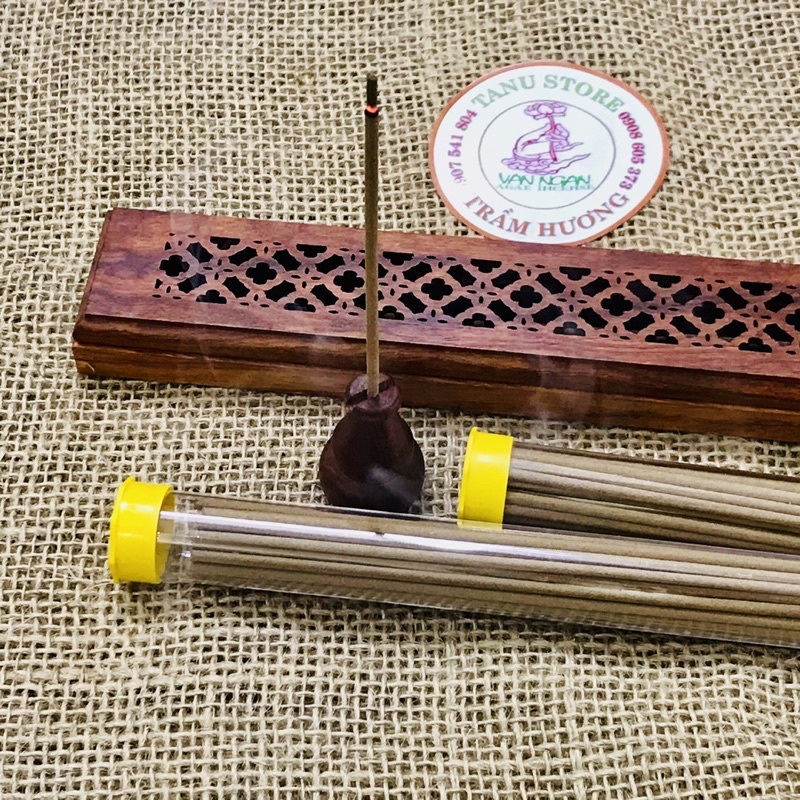 HỘP XÔNG TRẦM BẰNG GỖ HƯƠNG- DÙNG XÔNG NHANG KHÔNG TĂM AN TOÀN KHÔNG BAY TÀN- TANUSTORE