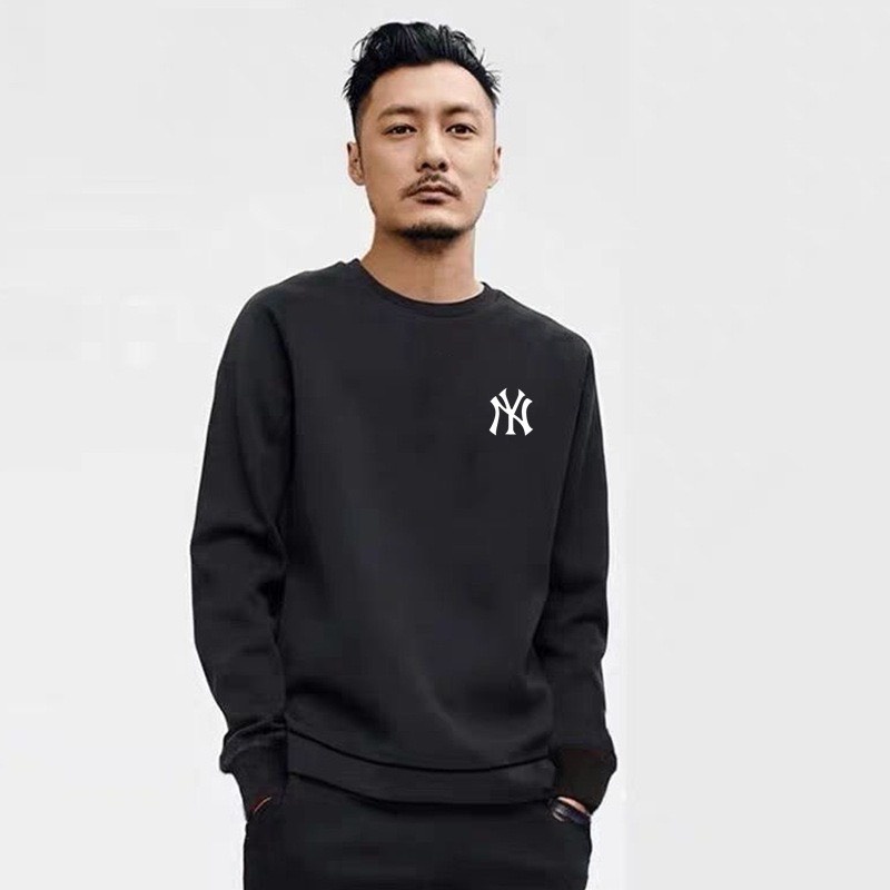 HOT Áo sweater mlp NY nỉ cotton hàn quốc full size đến xxl trắng đen