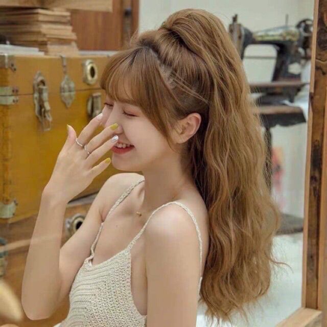 Tóc giả ngoặm xoăn xù ❤️❤️ FREESHIP ❤️❤️ ngoặm xoăn xù đẹp tự nhiên