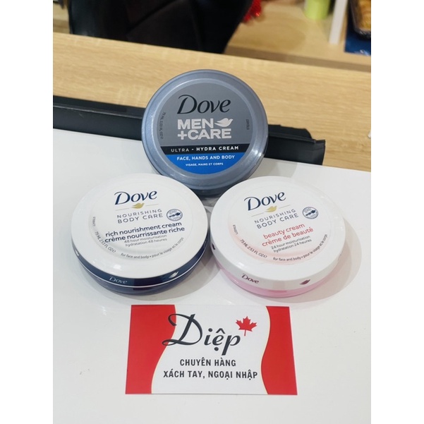 (Bill Mỹ) Kem dưỡng da DOVE 75mL