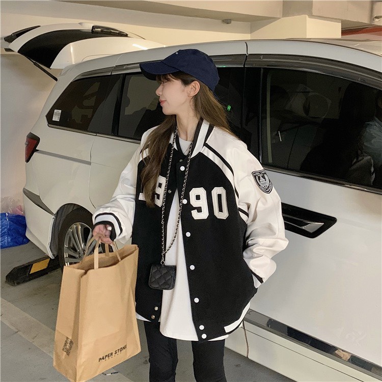 Áo khoác bomber nhung 1990