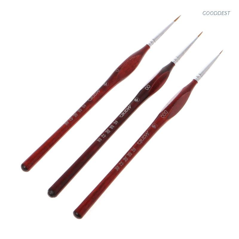 Set 3 Cọ Vẽ Tranh Chuyên Nghiệp 0~000