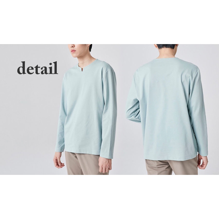 Áo thun dài tay Mind Bridge cổ V xuất Hàn MUTS0121