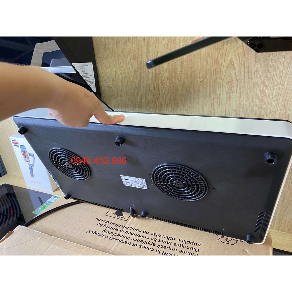 Bếp từ đôi Fuger 60D / Công nghệ inverter tiết kiệm 30% điện năng / Bếp từ dương / Bảo hành c