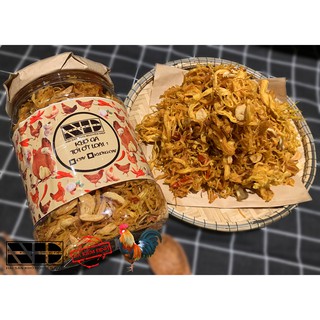 [500gr] Khô gà tỏi ớt loại 1 | Thịt mềm, dai, không bở, thơm ngon, đậm vị, ngọt thịt | Ship toàn quốc