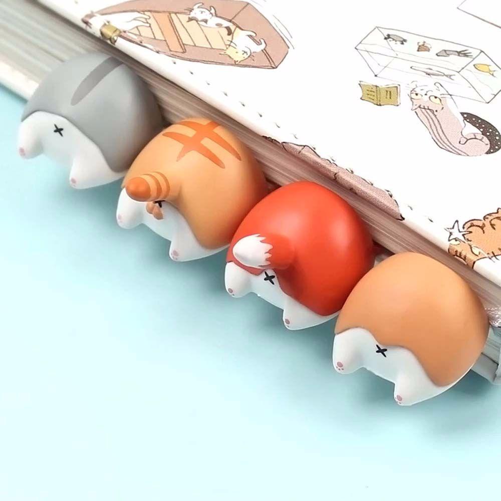 PEWANY Thẻ Đánh Dấu Trang Sách Hình Chuột Hamster 3D Dễ Thương