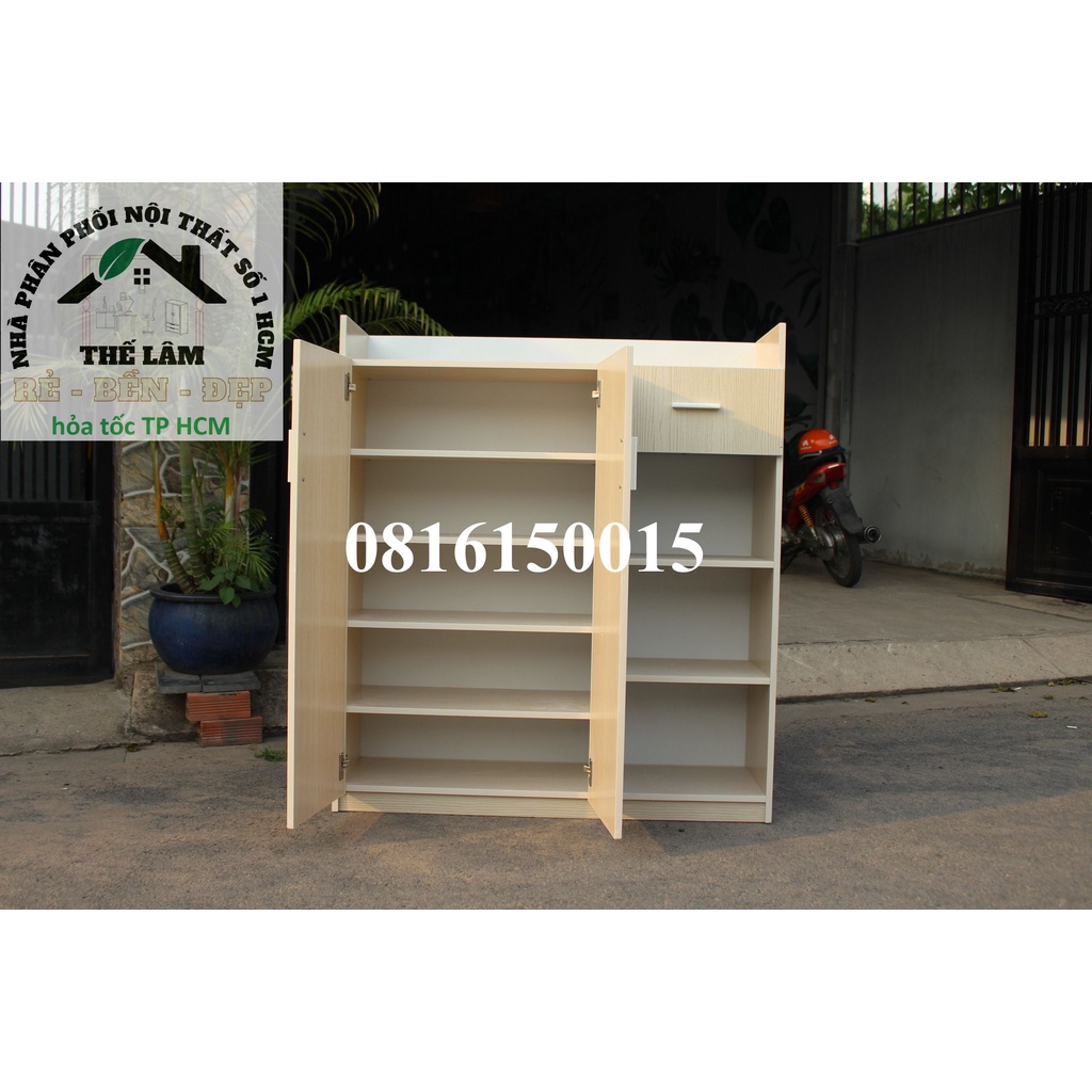 tủ giày nhựa 1m2 x 1m x 31cm (có giao sau giờ hành chính)