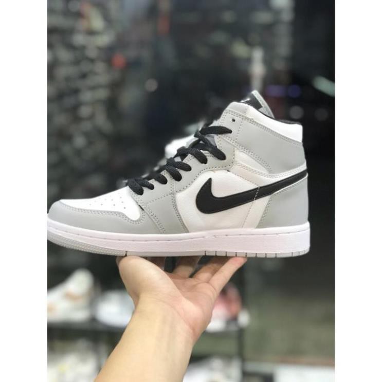 [Mã FAXANH245 giảm 10k đơn từ 50k] [Bán Sỉ ] Giầy Sneaker Jordan 1 Xám Vạch Đen Cao Cổ full box bill | WebRaoVat - webraovat.net.vn