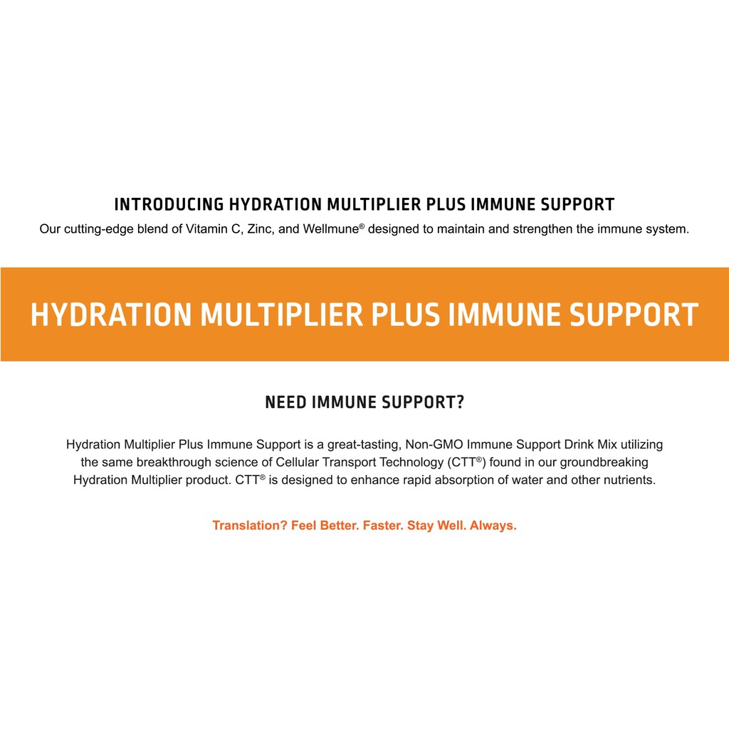 Nước uống điện giải bù nước bù khoáng Liquid I.V. Hydration Multiplier Plus 24 gói (Tangerine)