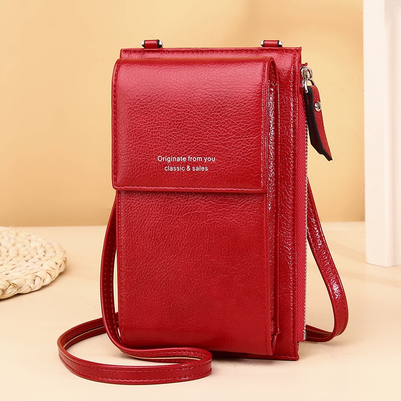 IELGY Túi Đeo Vai Mini Đựng Điện Thoại Nhiều Ngăn Xinh Xắn Cho Nữ