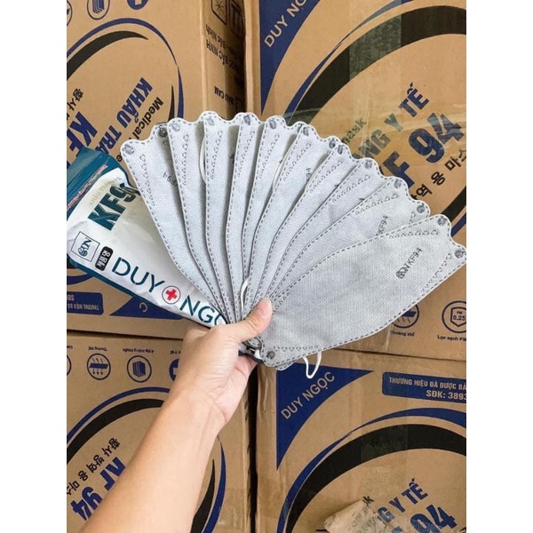 SỈ 1 THÙNG (300 cái) khẩu trang KF94 DUY NGỌC / khẩu trang 4D DUY NGỌC (CHÍNH HÃNG)