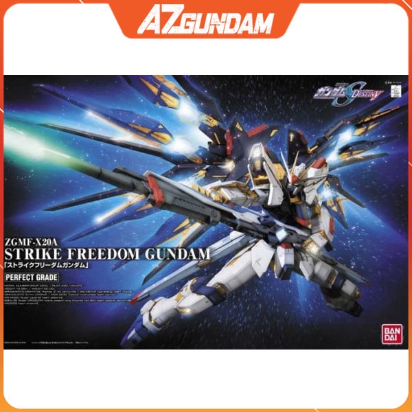Mô Hình Lắp Ráp PG Strike Freedom Gundam Series Gundam Seed Tỉ Lệ 1/60, Hàng Chính Hãng Bandai