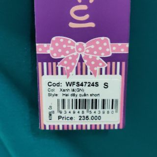 Bộ thun Wonnerful size S (2 dây quần đùi)