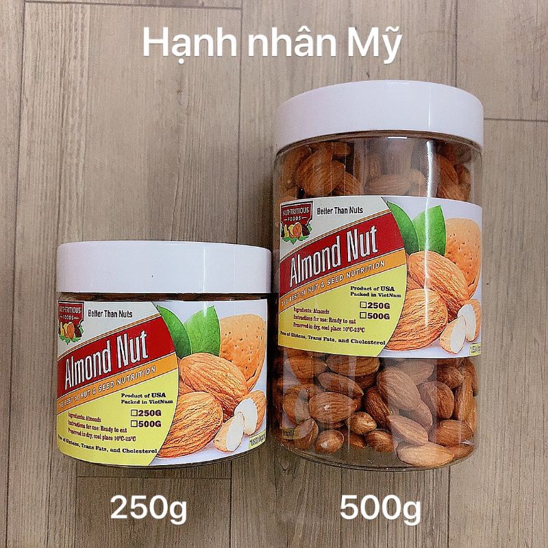 Hạnh nhân Mỹ nhiều loại