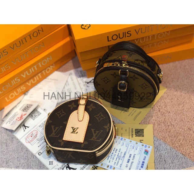 Túi l.v tròn size mini full hộp