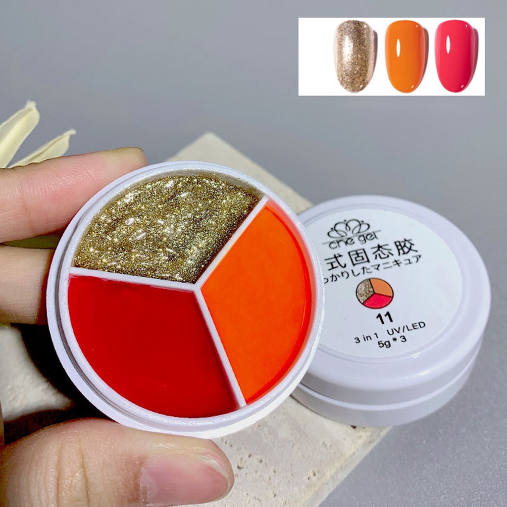 [Hàng mới về] Sơn móng tay dạng gel màu sắc không gây kích ứng lâu trôi cao cấp