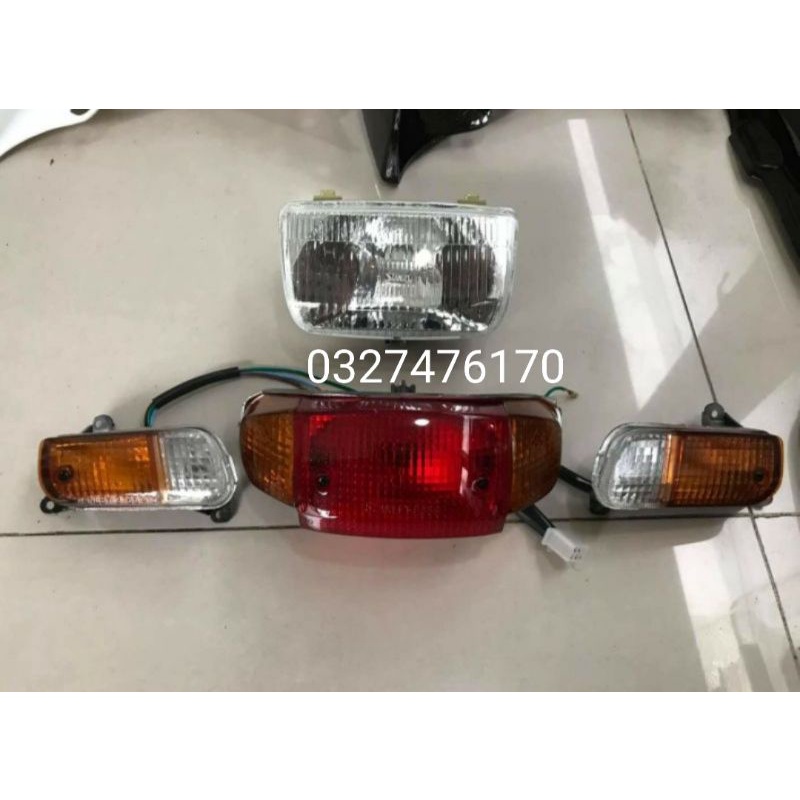 Bộ đèn xi nhan trước sau xe DREAM lùn zin honda thái