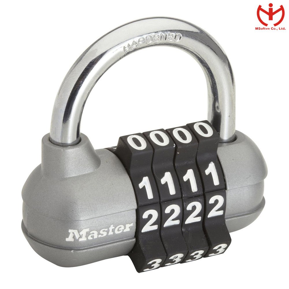 [Hỏa tốc HCM] Khóa số Master Lock 1520 D - MSOFT