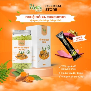 Viên tinh bột NGHỆ ĐỎ mật ong healthy 500g HeVieFood